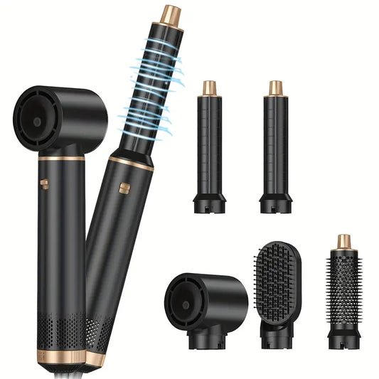 5-in-1 Hot Air Styler: Curl, Straighten & Dry in One Tool